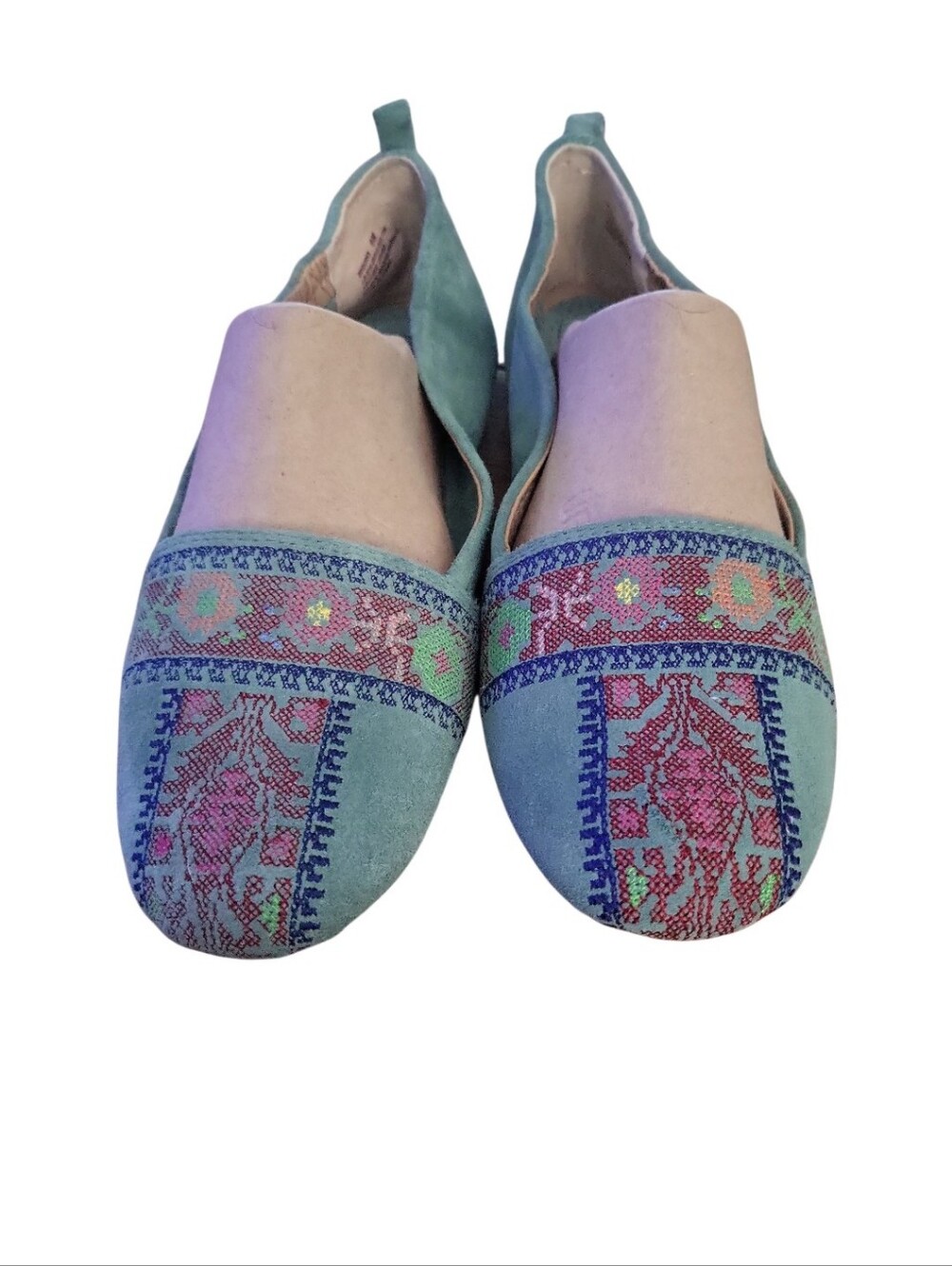 Anthropologie Latigo Begonia Embroidered Ballet Flats Size 9M - Picture 6 of 8